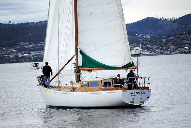 Cruising yacht Tradition was a casual entry in the Long Race © Peter Campbell