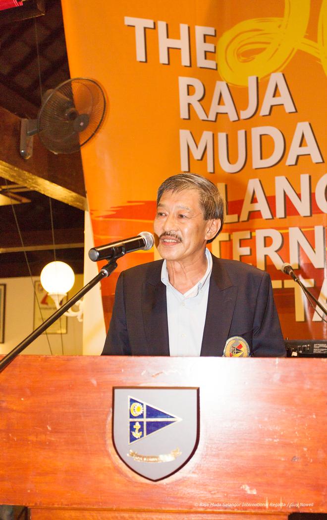 RSYC Commodore Tan Ip Beng. Raja Muda Selangor International Regatta 2015 © Guy Nowell / RMSIR