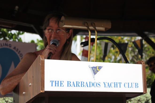 Barbados Sailing Association President Penny © Annika Fredriksson