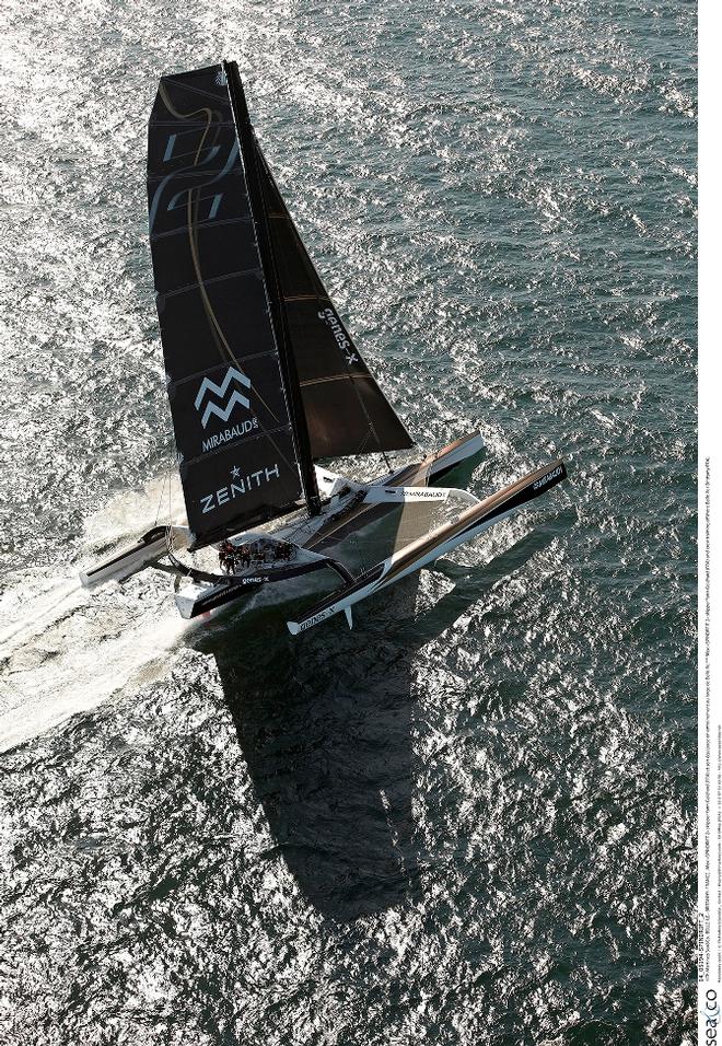 Le Maxi Trimaran SPINDRIFT 2 © Thierry Martinez / Sea&Co / Spindrift Racing