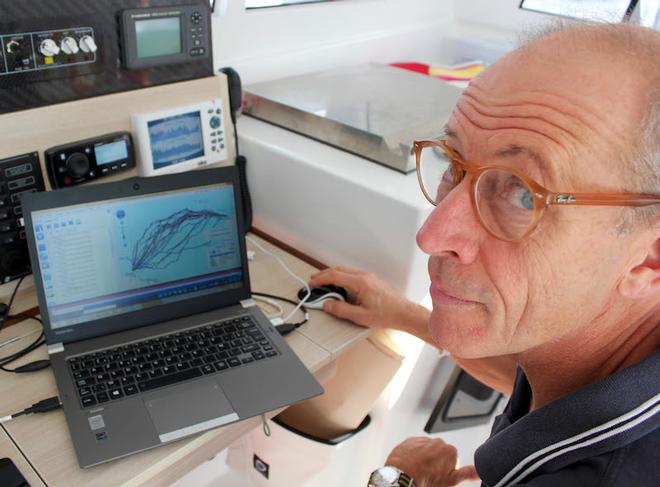 Gerald Bibot talks through the weather scenario for the start - RORC Transatlantic Race © RORC/Louay Habib