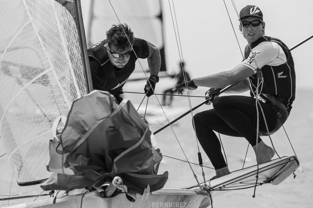 Burling and Tuke - 2015 49er and 49erFX South American Championship, Argentina photo copyright Bernardita Grez / 49er.org http://49er.org/ taken at  and featuring the  class