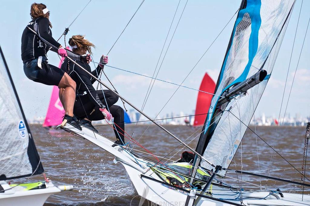 Maloney and Meech - 2015 49er and 49erFX South American Championship, Argentina photo copyright Bernardita Grez / 49er.org http://49er.org/ taken at  and featuring the  class
