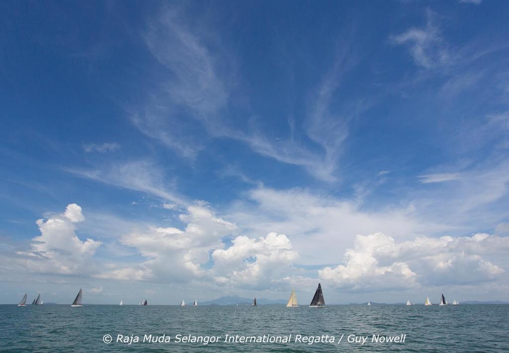 Sailing under sunny skies. Penang - Langkawi Race, Raja Muda Selangor International Regatta 2015 © Guy Nowell / RMSIR