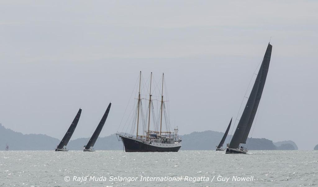 3-masted company for the racing fleet. Langkawi Inshore Races, Raja Muda Selangor International Regatta 2015 photo copyright Guy Nowell / RMSIR taken at  and featuring the  class