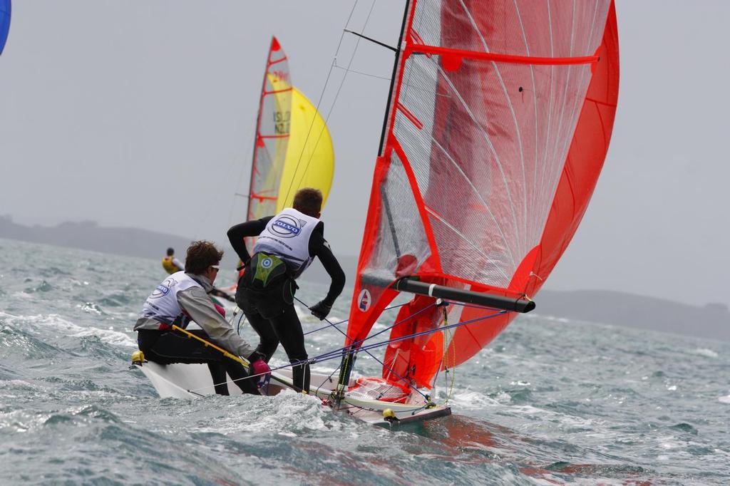Young Kiwi sailors living the Red Socks legacy at the Sir Peter Blake Torbay Regatta photo copyright Simon Welch taken at  and featuring the  class