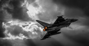 Typhoon soars into the skies. - An investigation with BAE Systems photo copyright Ray Troll taken at  and featuring the  class