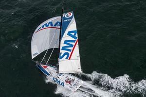 Paul Meilhat, skipper of the IMOCA 60, SMA, has confirmed his participation - The Transat 2016 photo copyright JM Liot / DPPI / SMA taken at  and featuring the  class