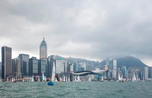 Causeway Bay - Marriot Rewards Around the Island Race 2015 photo copyright  RHKYC/Guy Nowell http://www.guynowell.com/ taken at  and featuring the  class