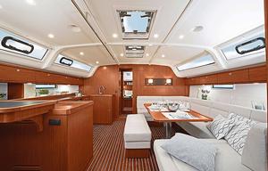 The main saloon of the majestic Bavaria Cruiser 51. photo copyright Bavaria Yachts Australia http://www.bavariasail.com.au taken at  and featuring the  class