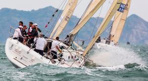 Fleet in action - 2015 China Cup International Regatta photo copyright  China Cup / Studio Borlenghi http://www.carloborlenghi.net/? taken at  and featuring the  class