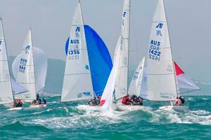 Day 2 - 2015 Etchells World Championships photo copyright 2015 Etchells Worlds / Guy Nowell taken at  and featuring the  class