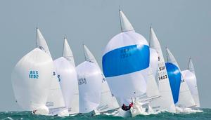 Day 2 - 2015 Etchells World Championships photo copyright 2015 Etchells Worlds / Guy Nowell taken at  and featuring the  class