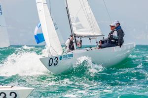 Race day 3 - 2015 Etchells World Championships photo copyright 2015 Etchells Worlds / Guy Nowell taken at  and featuring the  class