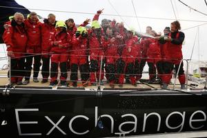 LMAX Exchange wins race three into Albany - 2015-16 Clipper Round the World Yacht Race photo copyright Clipper Ventures taken at  and featuring the  class