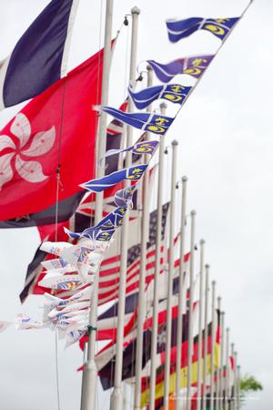 Flags of the Nations. Raja Muda Selangor International Regatta 2015 photo copyright Guy Nowell / RMSIR taken at  and featuring the  class