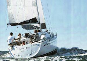 First Bavaria for the Reid's - Sapphire. photo copyright Event Media taken at  and featuring the  class
