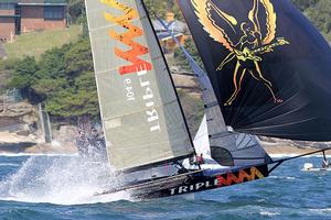 Triple M at top speed into Rose Bay photo copyright Frank Quealey taken at  and featuring the  class