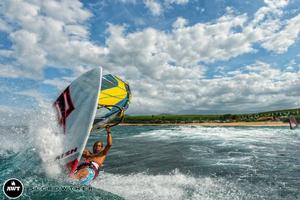 Action! With Brian Talma - 2015 NoveNove Maui Aloha Classic photo copyright American Windsurfing Tour / Sicrowther taken at  and featuring the  class