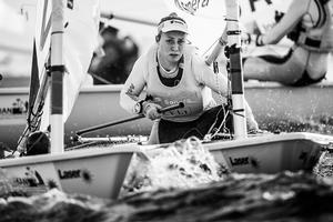 2015 Laser Women's Radial World Championship - Day 2 of racing - Tuula Tenkanen (FIN) photo copyright Mark Lloyd http://www.lloyd-images.com taken at  and featuring the  class