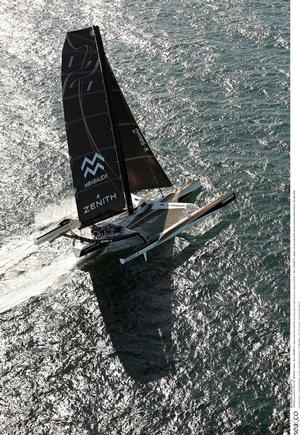Le Maxi Trimaran SPINDRIFT 2 photo copyright Thierry Martinez / Sea&Co / Spindrift Racing taken at  and featuring the  class