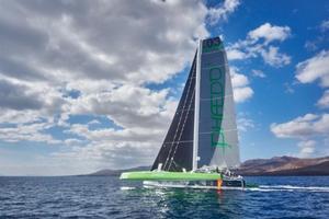 Lloyd Thornburg's MOD70, Phaedo 3, co-skippered by Brian Thompson - 2015 RORC Transatlantic Race photo copyright RORC / James Mitchell taken at  and featuring the  class