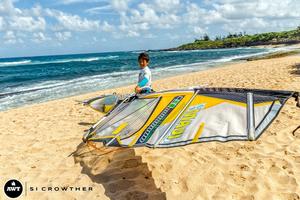 A windy day for high flying amateurs - 2015 NoveNove Maui Aloha Classic photo copyright American Windsurfing Tour / Sicrowther taken at  and featuring the  class