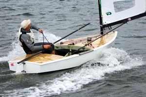 Rene Sarabia Johannsen - OK Dinghy photo copyright  Robert Deaves taken at  and featuring the  class