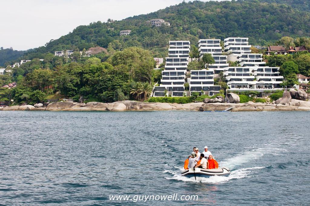 Buddhist blessing crew leaving Kata Rocks. Asia Superyacht Rendezvous 2015. photo copyright Guy Nowell http://www.guynowell.com taken at  and featuring the  class