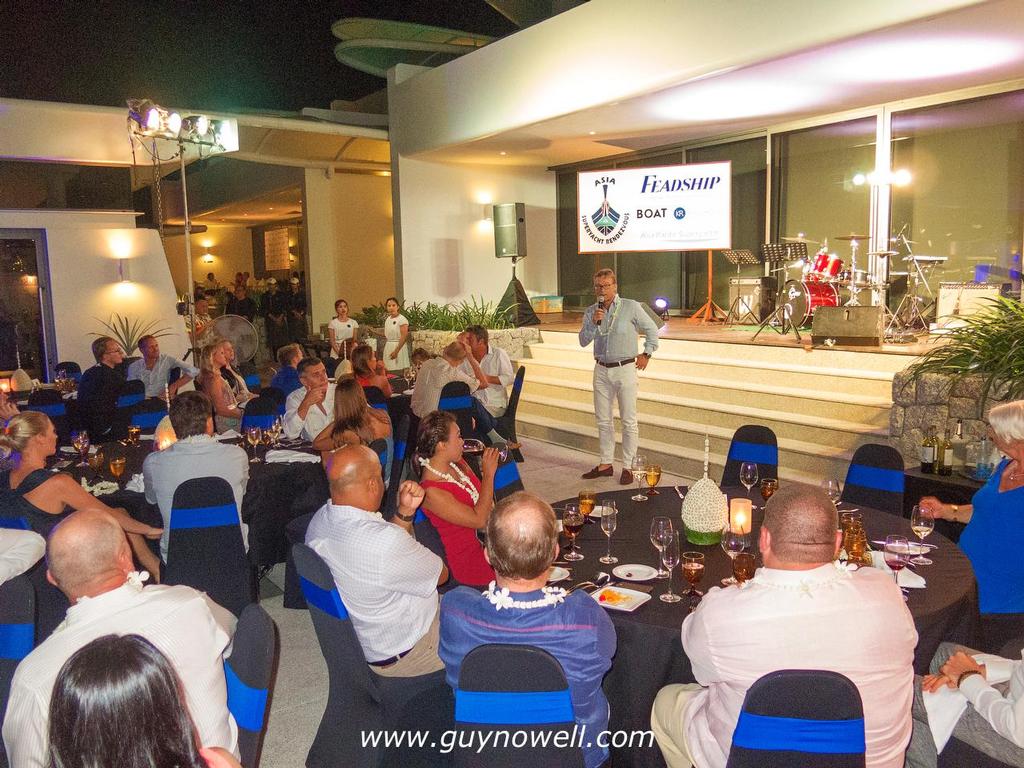 Bas Nederpelt (Feadship), at the Gala Dinner. Asia Superyacht Rendezvous 2015. © Guy Nowell http://www.guynowell.com
