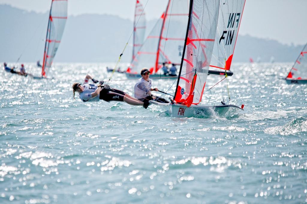 Finland	29er	Women	Crew	FINVH7	Veera	Hokka
Finland	29er	Women	Helm	FINSK11	Sirre	Kronlöf

Day1, 2015 Youth Sailing World Championships,
Langkawi, Malaysia photo copyright Christophe Launay taken at  and featuring the  class