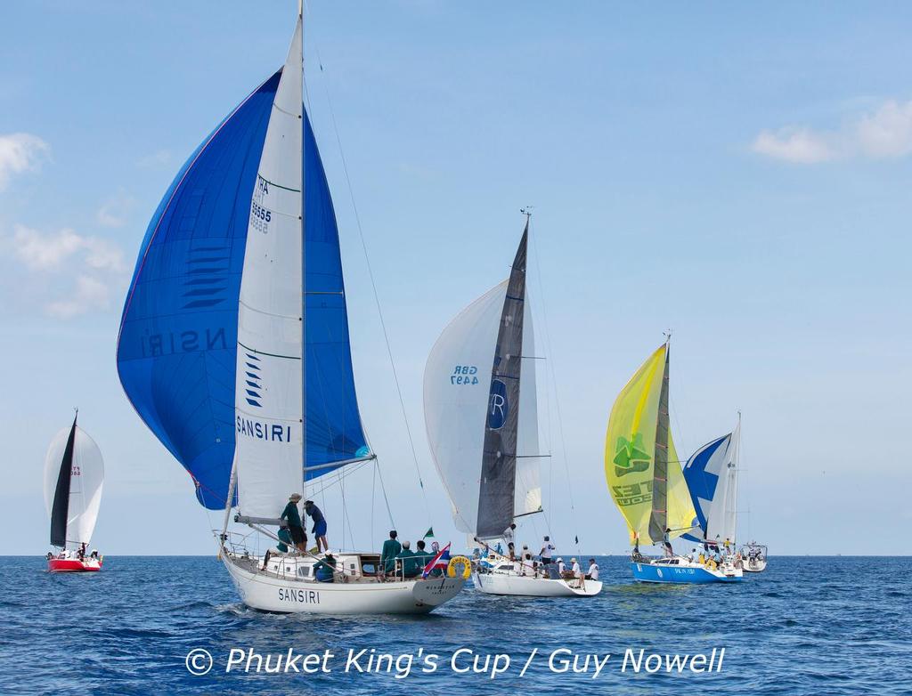 Cruising fleet. Phuket King's Cup 2015. © Guy Nowell / Phuket King's Cup