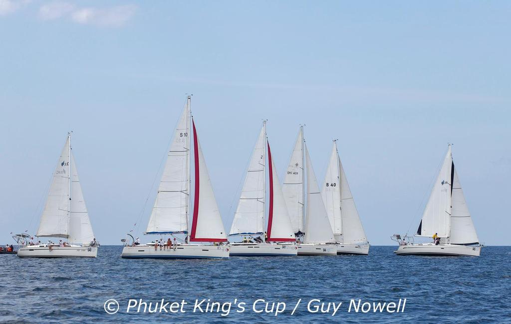 Cruising fleet. Phuket King's Cup 2015. photo copyright Guy Nowell / Phuket King's Cup taken at  and featuring the  class
