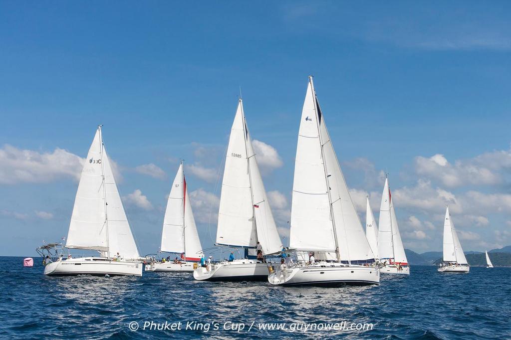 Cruiser fleet. Phuket King's Cup 2015. photo copyright Guy Nowell / Phuket King's Cup taken at  and featuring the  class