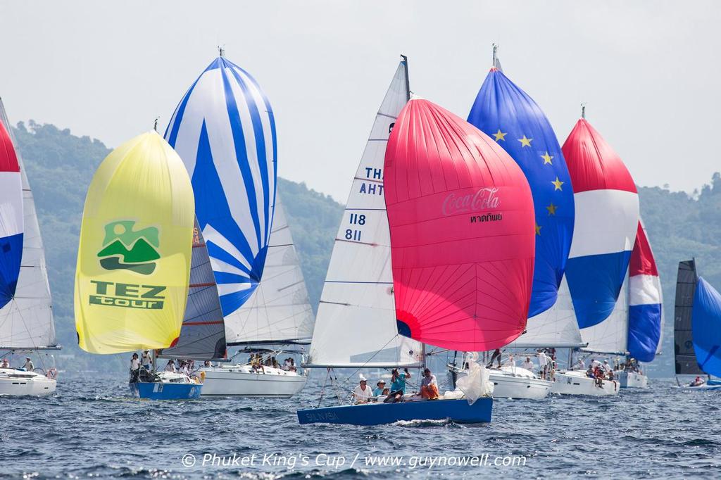 Cruiser fleet. Phuket King's Cup 2015. photo copyright Guy Nowell / Phuket King's Cup taken at  and featuring the  class