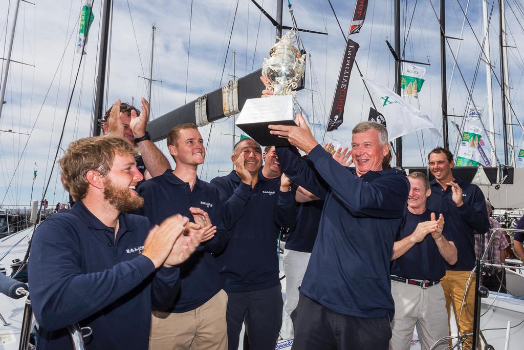 Prizegiving ceremony - Overall winner Paul Clitheroe (Owner of BALANCE) photo copyright Rolex / StudioBorlenghi / Stefano Gattini taken at  and featuring the  class