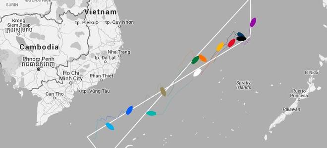 Current positions - Clipper 2015-16 Round the World Yacht Race © Clipper Ventures
