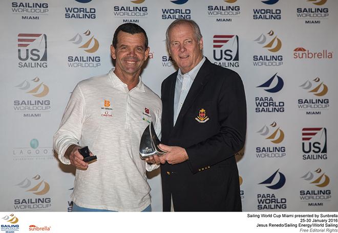 Torben Grael  - 2016 ISAF Sailing World Cup - Miami ©  Jesus Renedo / Sailing Energy http://www.sailingenergy.com/