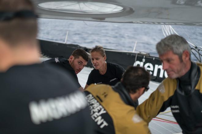 Spindrift 2's crew have been forced to take their foot off the gas - Jules Verne Trophy – Record attempt © Yann Riou / Spindrift racing