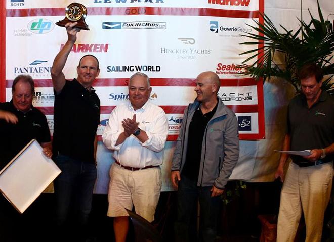 Doug DeVos accepts the Outstanding Contribution to Sailing Award © Max Ranchi, Quantum Key West