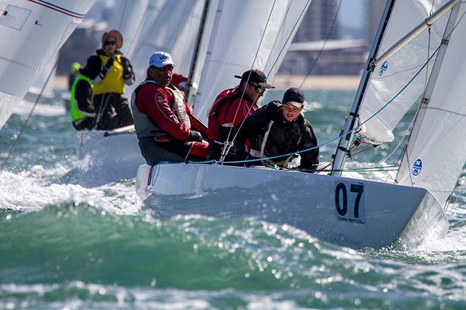Mooloolaba Etchells Australasians organising committee chair Trevor Martin will be back on the water in this year's  20th anniversary regatta. © Teri Dodds