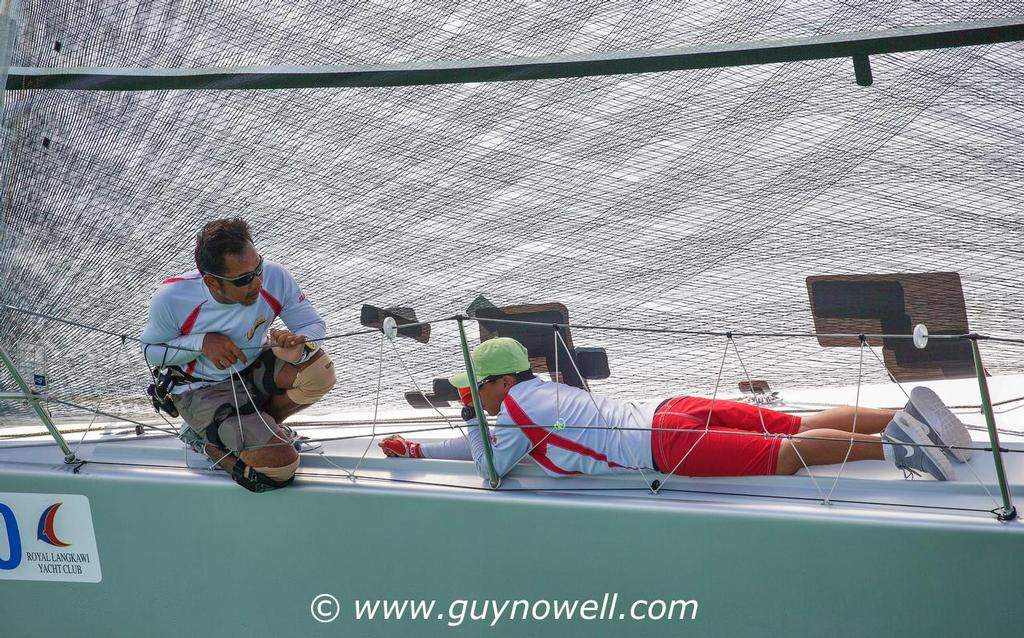 Relax. It's light breeze. Royal Langkawi International Regatta 2016. photo copyright Guy Nowell http://www.guynowell.com taken at  and featuring the  class