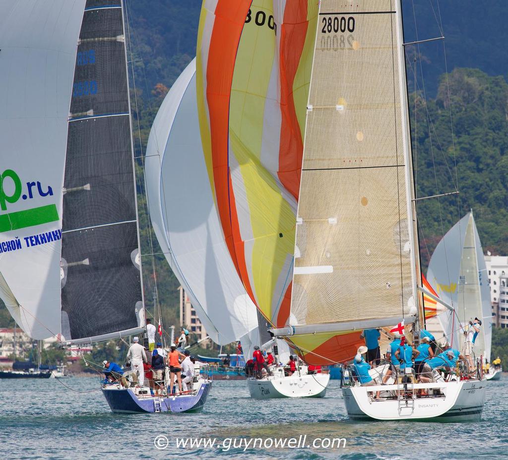 Caribbean colours in the sunshine. Royal Langkawi International Regatta 2016. photo copyright Guy Nowell http://www.guynowell.com taken at  and featuring the  class
