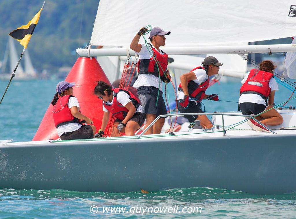 Team SMU. Royal Langkawi International Regatta 2016. photo copyright Guy Nowell http://www.guynowell.com taken at  and featuring the  class