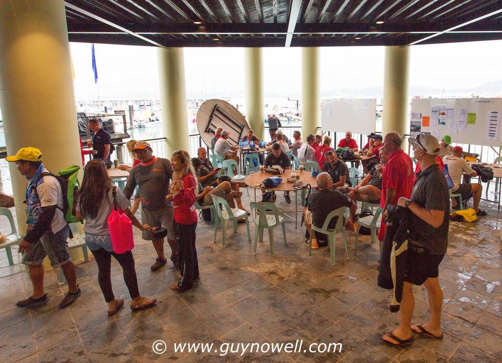 The waiting game. Royal Langkawi International Regatta 2016. photo copyright Guy Nowell http://www.guynowell.com taken at  and featuring the  class