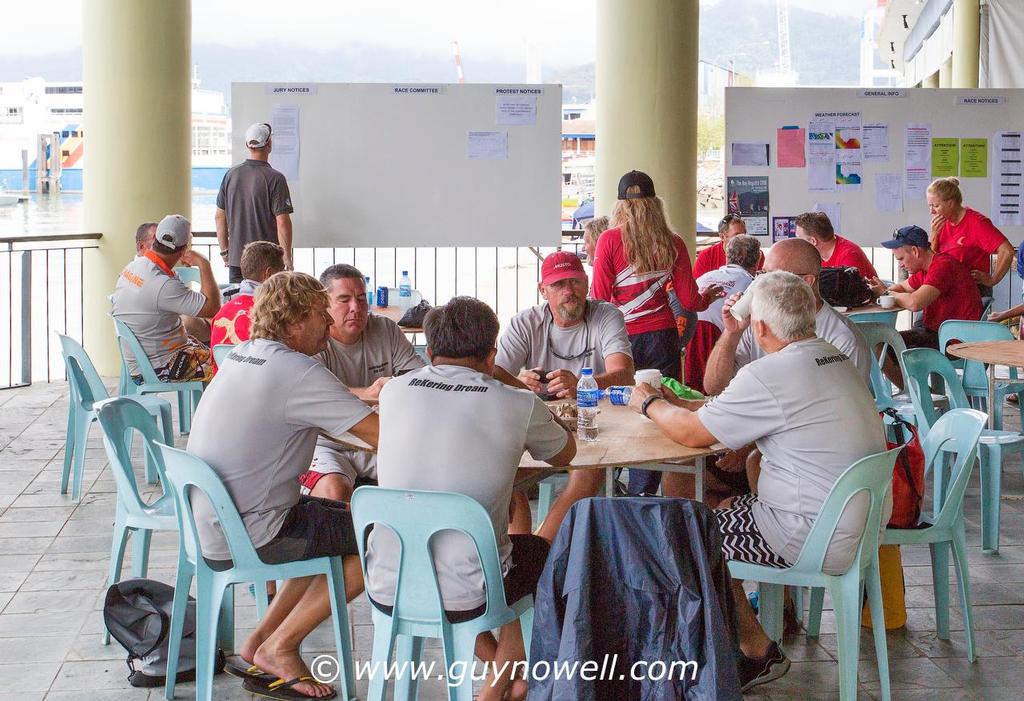ReKering Dream planning the next campaign. Royal Langkawi International Regatta 2016. photo copyright Guy Nowell http://www.guynowell.com taken at  and featuring the  class