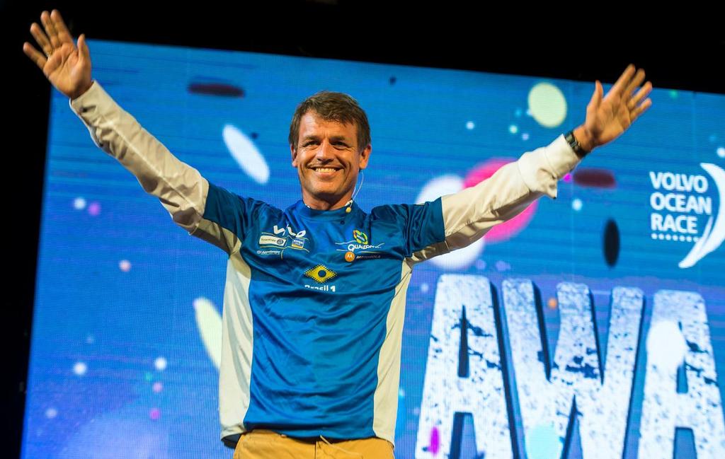 Knut Frostad - April 17, 2015. Itajai stopover; Awards night, Volvo Ocean race 2014-15 photo copyright Volvo Ocean Race http://www.volvooceanrace.com taken at  and featuring the  class