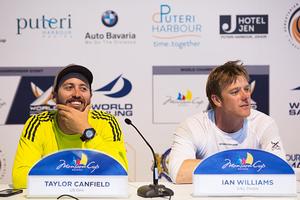 Chris Main on his team for the upcoming season at the Press Conference this evening photo copyright  Robert Hajduk / WMRT taken at  and featuring the  class