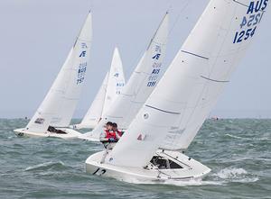 Ben Lamb and Wade Morgan visible on Jill Connell’s, Odyssey. - 2016 Etchells Australian Championship photo copyright  John Curnow taken at  and featuring the  class
