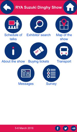 RYA Suzuki Dinghy Show App photo copyright RYA taken at  and featuring the  class